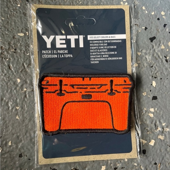 YETI King Crab Orange Tundra Patch Limited Edition - Picture 1 of 4